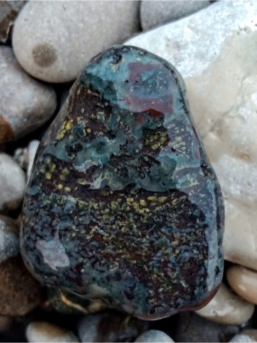 Lake Michigan Great Lakes Pallet. Yooperlites, fossils, beach glass, hag stones. - Picture 14 of 16